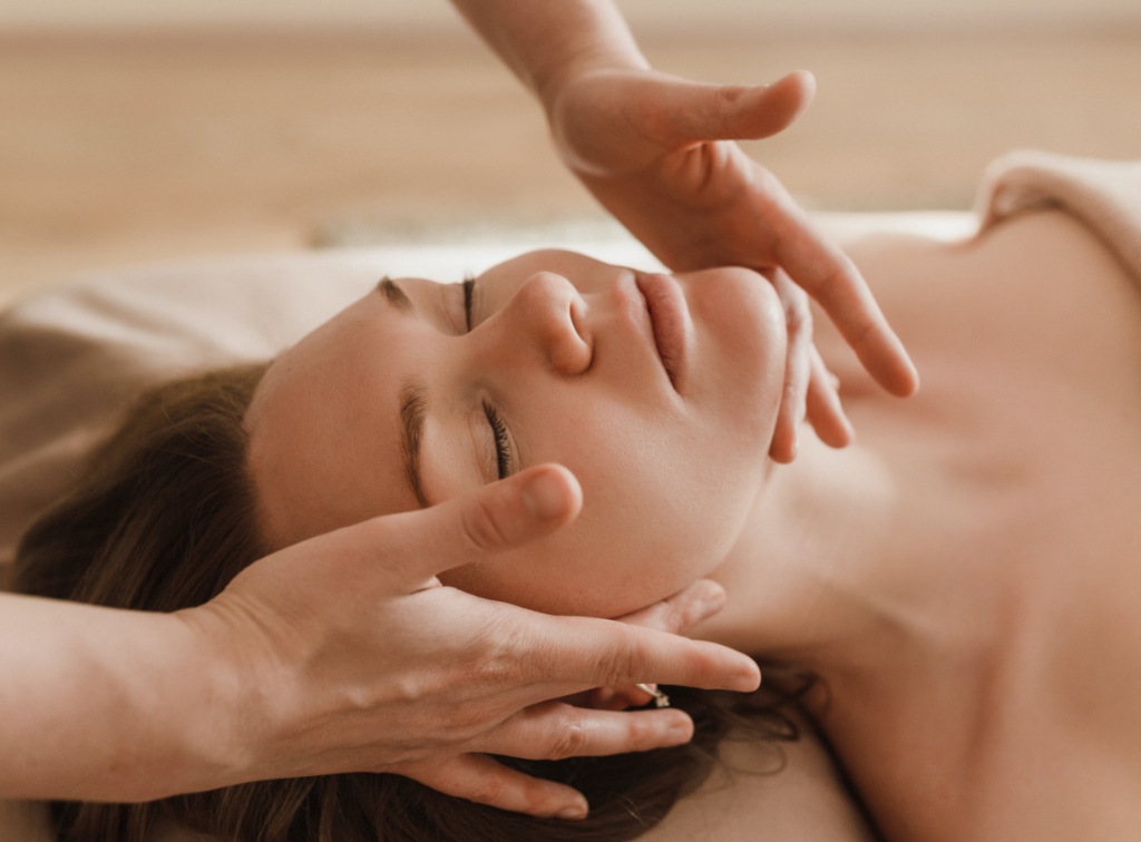 Gezicht massage